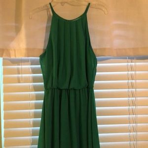 Kelly green dress